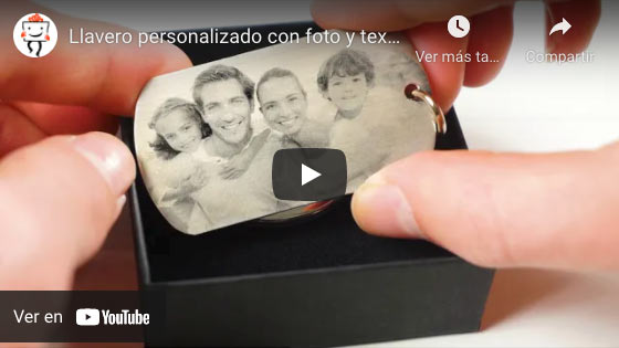Vídeo Llavero con foto