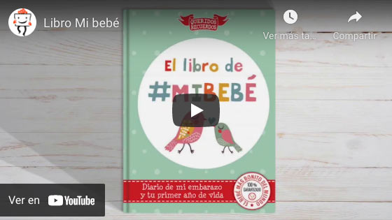 Vídeo El libro de mi bebé con tarjeta personalizada