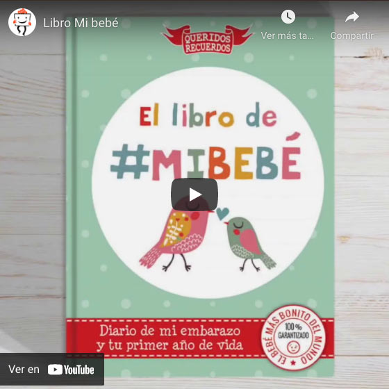 Vídeo Pack 'El libro de mi bebé' y tarjeta personalizada