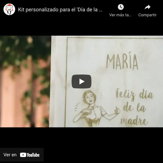 Vídeo Kit personalizado para el 'Día de la Madre'