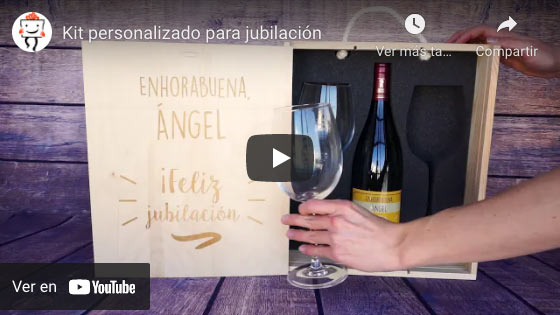 Vídeo Kit personalizado para jubilación
