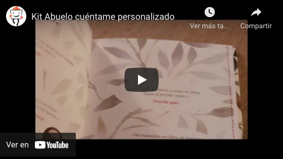 Vídeo Kit Abuelo cuéntame personalizado