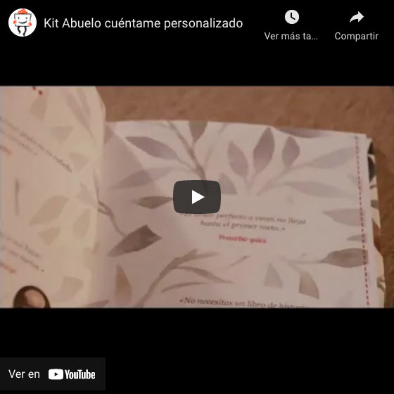 Vídeo Kit Abuelo cuéntame personalizado