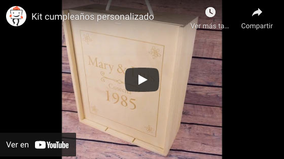 Vídeo Kit cumpleaños personalizado