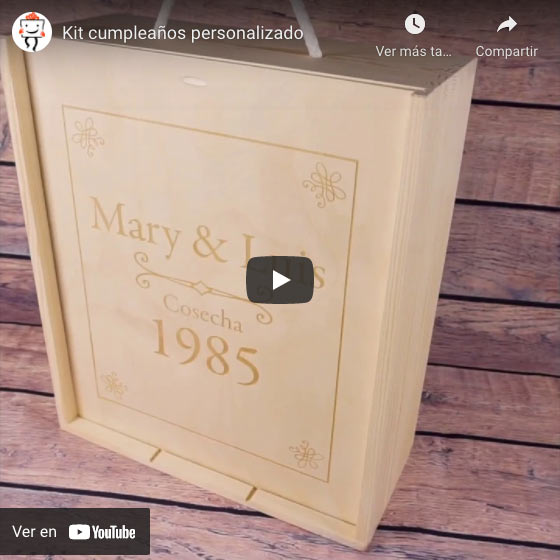 Vídeo Kit cumpleaños personalizado