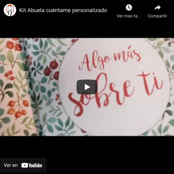 Vídeo Kit Abuela cuéntame personalizado