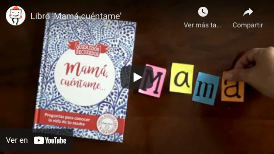 Vídeo Libro Mamá cuéntame con tarjeta personalizada