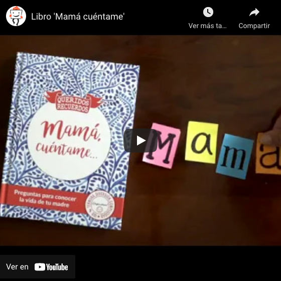 Vídeo Libro Mamá cuéntame con tarjeta personalizada