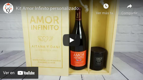 Vídeo Kit Amor Infinito personalizado