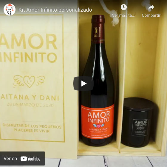 Vídeo Kit Amor Infinito personalizado