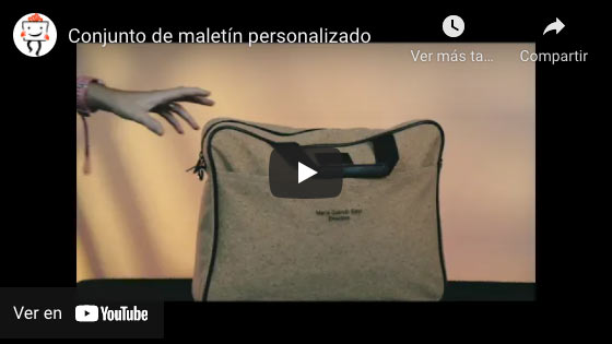 Vídeo Conjunto de maletín personalizado con monograma