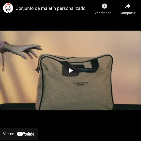 Vídeo Conjunto de maletín personalizado