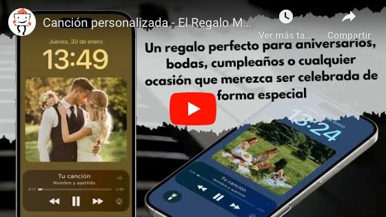 Vídeo Canción personalizada