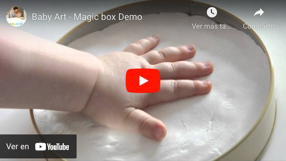 Vídeo Caja huellas mágica flores