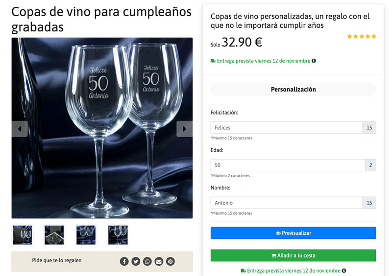 Paso 1: Personaliza tu regalo