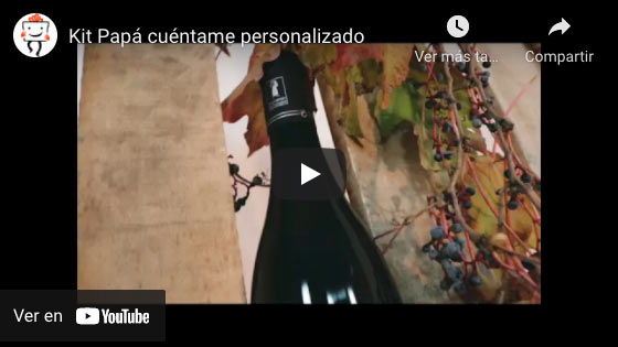Vídeo Kit Papá cuéntame personalizado