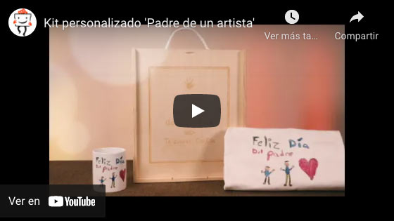 Vídeo Kit personalizado 'Padre de un artista'