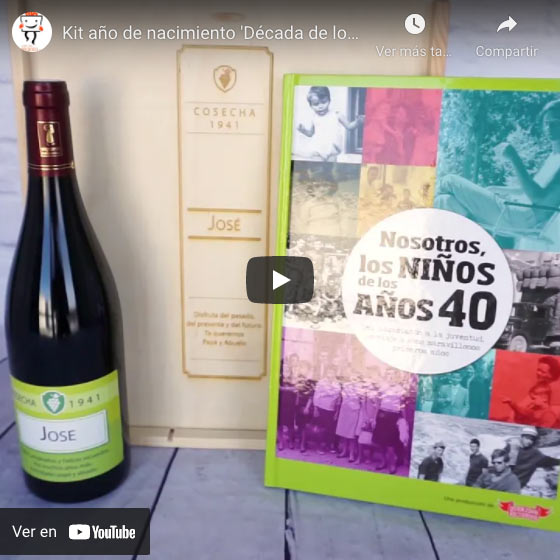 Vídeo Kit año de nacimiento