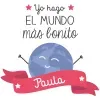 Mundo bonito rojo