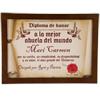 Diploma abuela con marco
