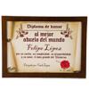 Diploma con marco