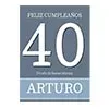 Etiqueta 40 cumplea&ntilde;os