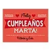 Etiqueta cumplea&ntilde;os 2