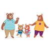 Pap&aacute;, hijo, hija y mam&aacute;