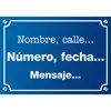 placacalleazul
