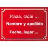 placaroja