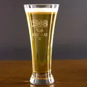 Copa de cerveza a&ntilde;o de nacimiento