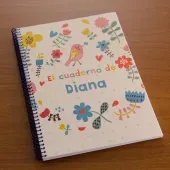 Cuaderno alegr&iacute;a personalizado