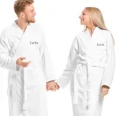 Albornoz personalizado para pareja