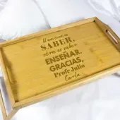 Bandeja personalizada 'Saber ense&ntilde;ar'