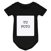 Body negro personalizado con tu foto
