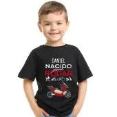 Body o camiseta personalizada 'Nacido para rodar'