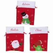 Bolsa de regalo de Navidad bordada
