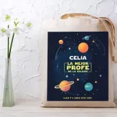 Bolsa tote BIO personalizada 'Mejor Profe de la Galaxia'