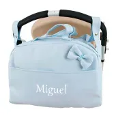Bolso para carrito beb&eacute; con nombre bordado