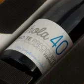 Botella de vino 40 cumplea&ntilde;os