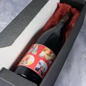 Botella de vino AMOR personalizada con fotos