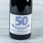 Botella de vino especial 40 a&ntilde;os