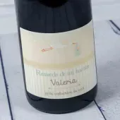 Botella de vino para bautizos personalizada