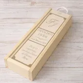 Caja de botella de vino para cumplea&ntilde;os