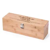 Caja sumiller de Bamb&uacute; personalizada