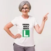 Camiseta abuela novata personalizada