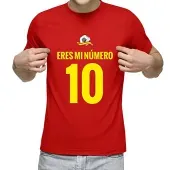 Camiseta Divertida Eres mi n&uacute;mero 10