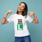 Camiseta mam&aacute; novata personalizada