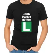 Camiseta marido novato personalizada