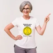Camiseta medalla mejor abuela personalizada